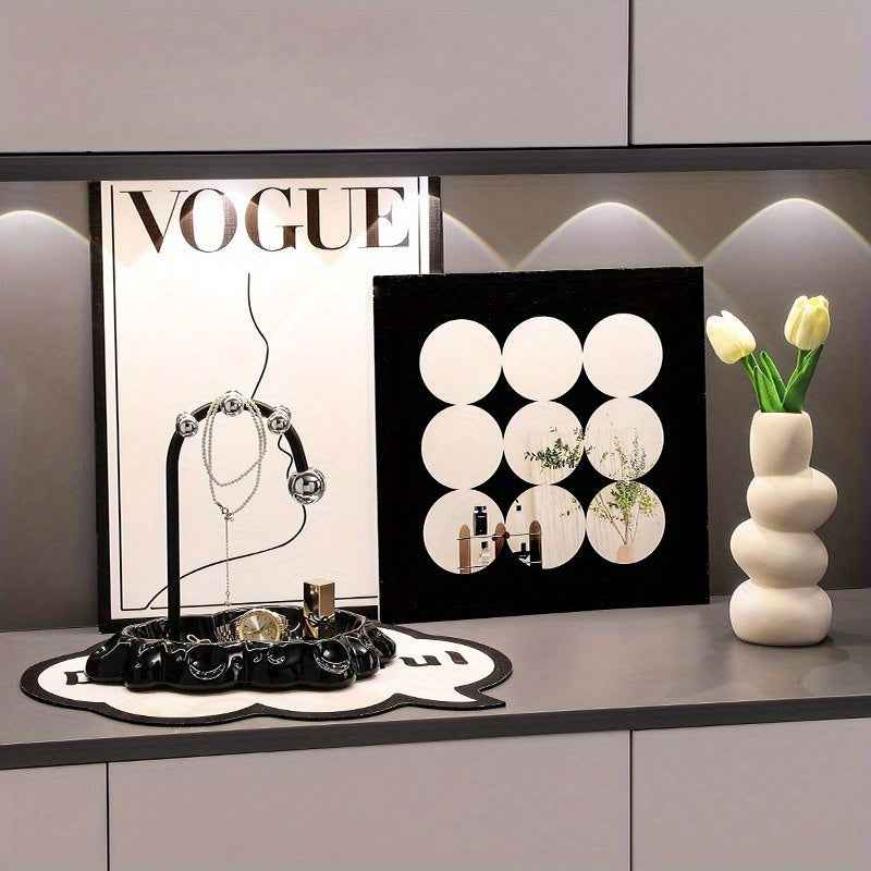 Nordic Style Glossy White Ceramic Spiral Vase -Minimalist Geometric Design, Polishes Without Losing Powder, Versatile Home Decor &Wedding Centerpiece for Living Room,Office, Bedroom, Gift Giving, Vases HomeDecor