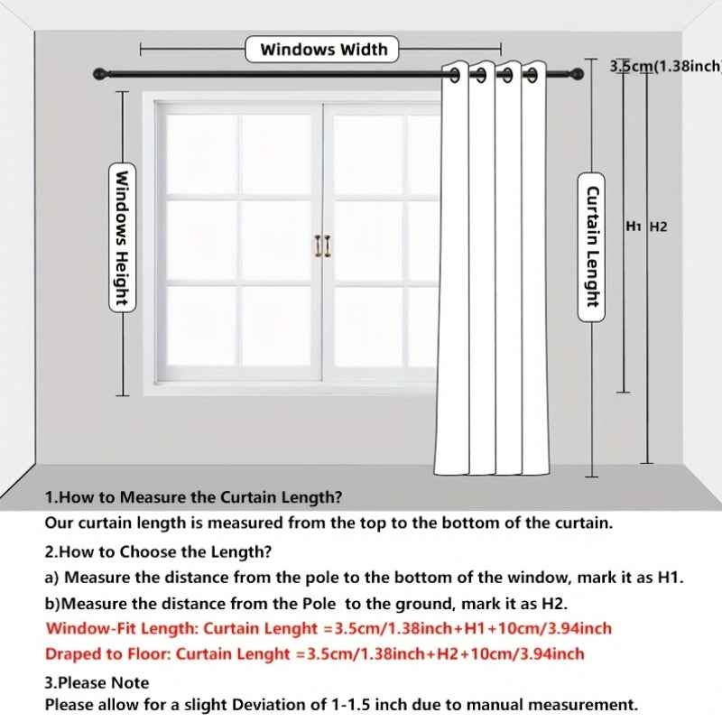 2pcs Boho Farmhouse Semi-Sheer Curtains - 20% Linen & 80% Polyester Blend, Light Filtering, Grommet Top, Machine Washable, Rustic Pastoral Style for Living Room & Bedroom, Bedroom Curtains | Rustic Curtains | Grommet Top Curt