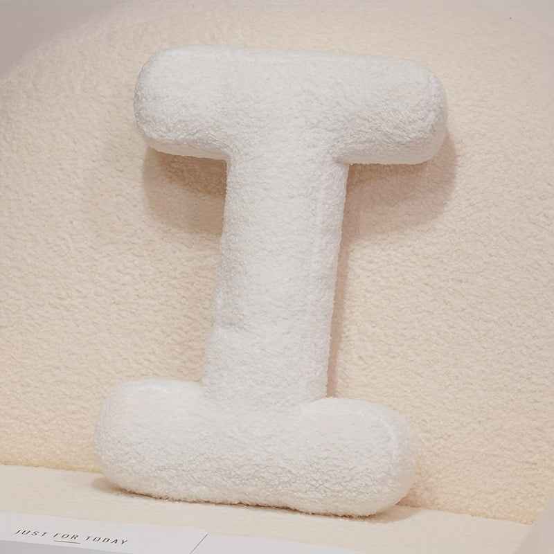 White Creative DIY Letter Throw Pillow Combine the Letters You want Freely Soft Throw Pillows Sofa Cushion Good Home Decoration Items Dress up as You Want A Creative and Wonderful Item for A Festival or Birthday Halloween And