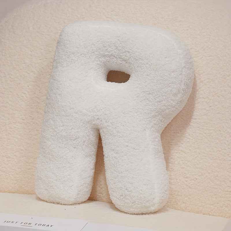 White Creative DIY Letter Throw Pillow Combine the Letters You want Freely Soft Throw Pillows Sofa Cushion Good Home Decoration Items Dress up as You Want A Creative and Wonderful Item for A Festival or Birthday Halloween And
