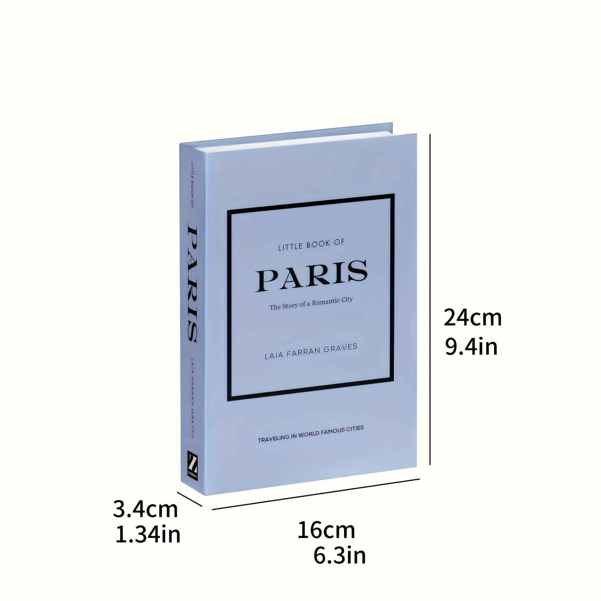 6-Pack Glam Style Faux Books Decor, Minimalist Paper Book Props for Coffee Table, Bedroom, Living Room, Office - Perfect for Christmas, Halloween, Easter, Hanukkah, Thanksgiving Decorations