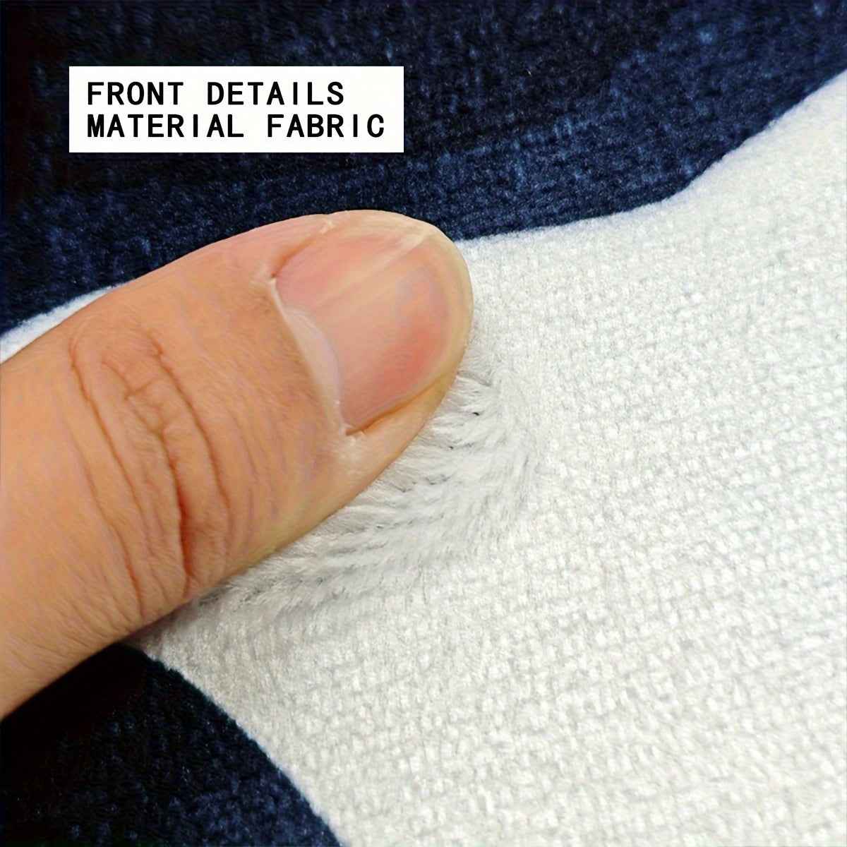 Large Elegant Velvet Swirl Area Mat - 850g/m², Machine Washable, Soft Polyester, Black and White Abstract Design, Suitable for Living Room, Bedroom or Sofa Area, Bedroom Decor | Abstract Pattern Mat | Machine Washable Mat, L