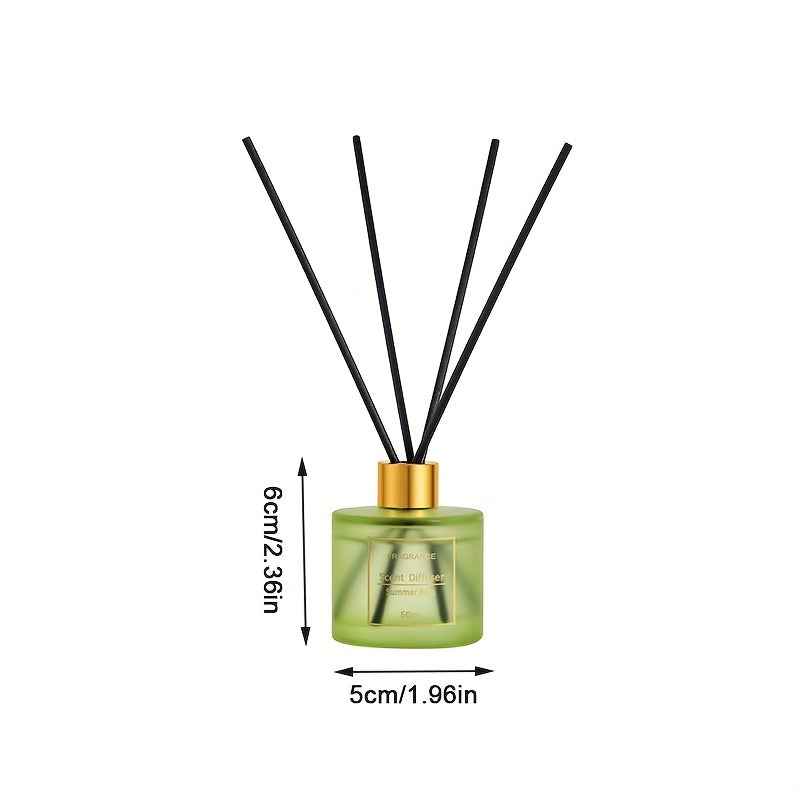 A 50Ml Flameless Reed Diffuser Made from Natural Plant Extracts, Featuring a Mild And Non-Irritating Fragrance That Lasts a Long Time, Suitable for Various Environments.