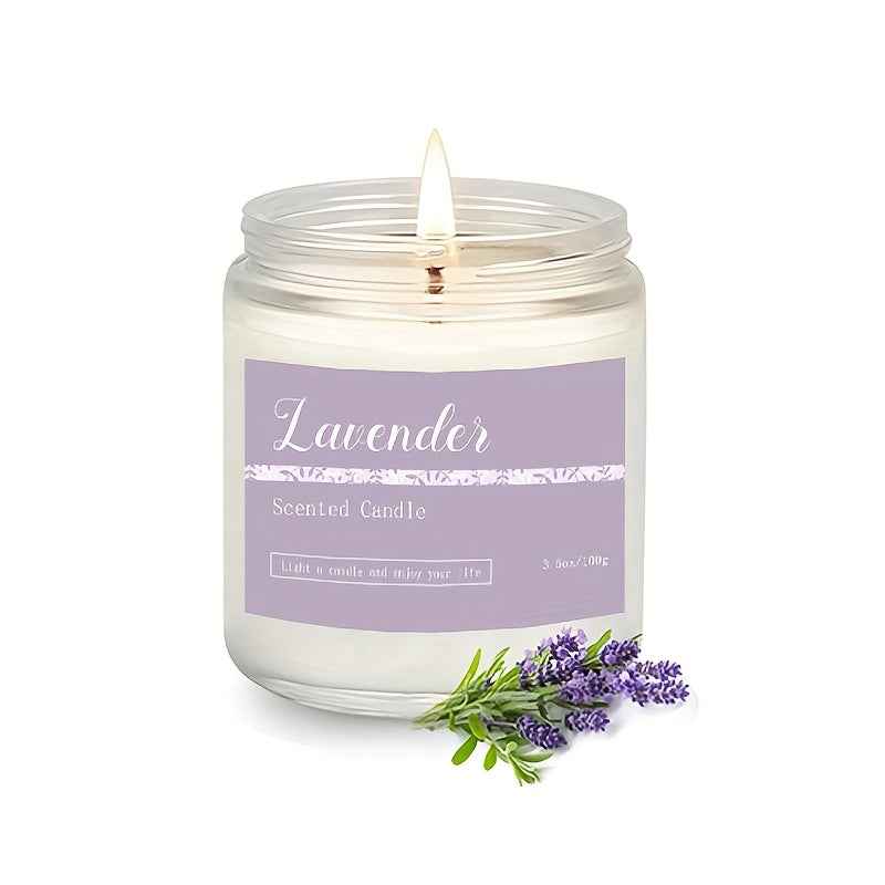 1pc/6pcs Home Fragrance Candle Gift Set, Lavender Candle, 37.8oz 300-Hour Long-Lasting Candle, Birthday, Valentine'S Day, Christmas, Anniversary Present