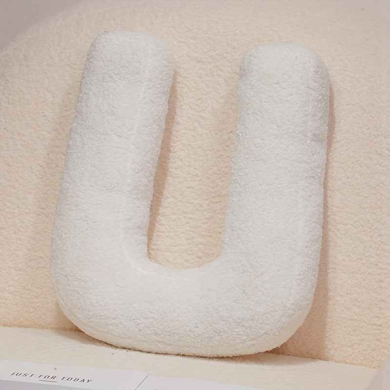 White Creative DIY Letter Throw Pillow Combine the Letters You want Freely Soft Throw Pillows Sofa Cushion Good Home Decoration Items Dress up as You Want A Creative and Wonderful Item for A Festival or Birthday Halloween And