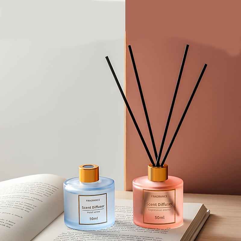 A 50Ml Flameless Reed Diffuser Made from Natural Plant Extracts, Featuring a Mild And Non-Irritating Fragrance That Lasts a Long Time, Suitable for Various Environments.