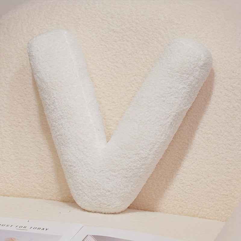 White Creative DIY Letter Throw Pillow Combine the Letters You want Freely Soft Throw Pillows Sofa Cushion Good Home Decoration Items Dress up as You Want A Creative and Wonderful Item for A Festival or Birthday Halloween And