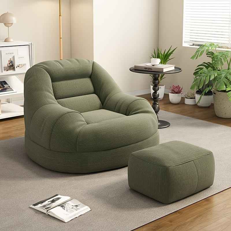 Lazy tatami sofas and footstools, single chairs - perfect for bedroom, balcony, small space, living room or office rest, comfortable and soft, with a full-body enveloping feeling, Sofa For Living Room, Small Space Furniture,