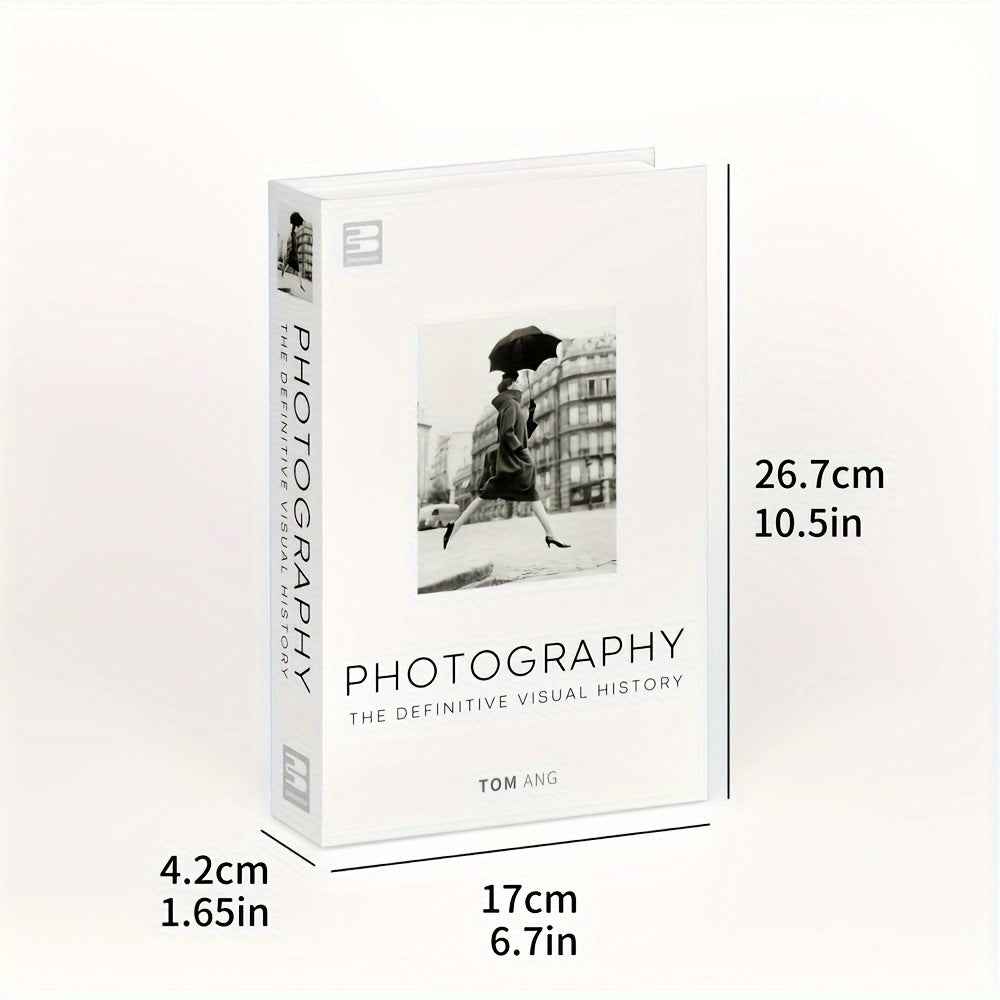 3pcs Classic Style Decorative Bookends Set - Faux Hardcover Book Props for Home, Office, Hotel & Wedding Decor, Paper Material, Ideal for Christmas, Halloween, Easter, Hanukkah, Thanksgiving Decorations