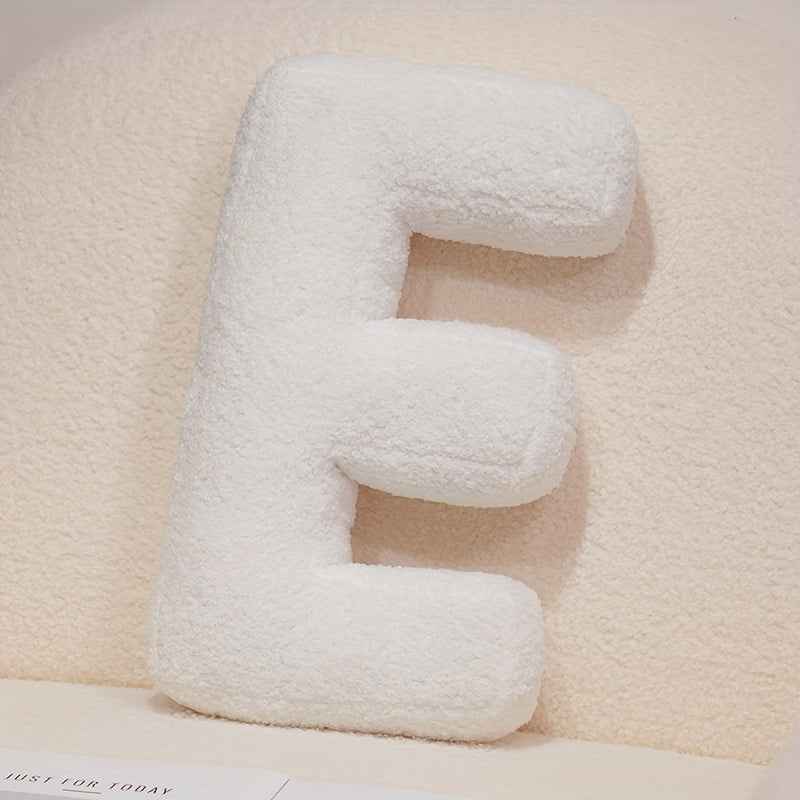 White Creative DIY Letter Throw Pillow Combine the Letters You want Freely Soft Throw Pillows Sofa Cushion Good Home Decoration Items Dress up as You Want A Creative and Wonderful Item for A Festival or Birthday Halloween And