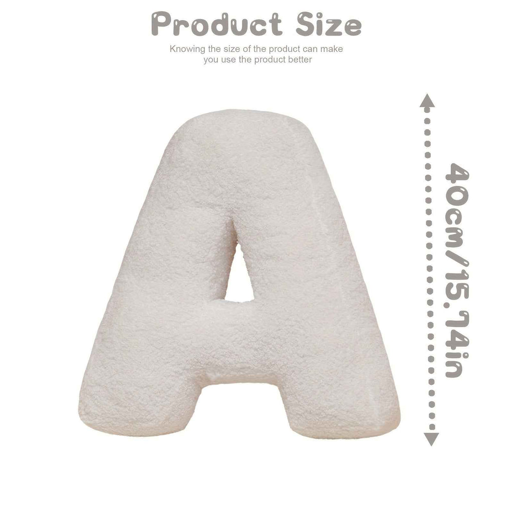 White Creative DIY Letter Throw Pillow Combine the Letters You want Freely Soft Throw Pillows Sofa Cushion Good Home Decoration Items Dress up as You Want A Creative and Wonderful Item for A Festival or Birthday Halloween And