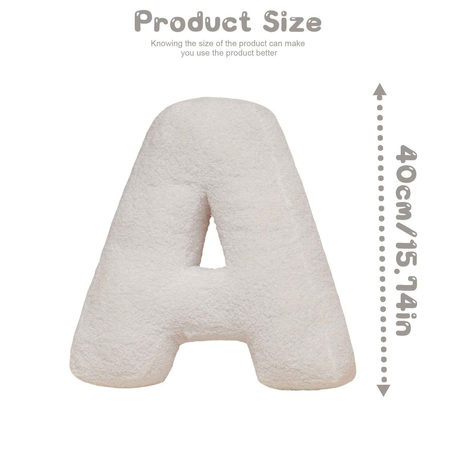 White Creative DIY Letter Throw Pillow Combine the Letters You want Freely Soft Throw Pillows Sofa Cushion Good Home Decoration Items Dress up as You Want A Creative and Wonderful Item for A Festival or Birthday Halloween And