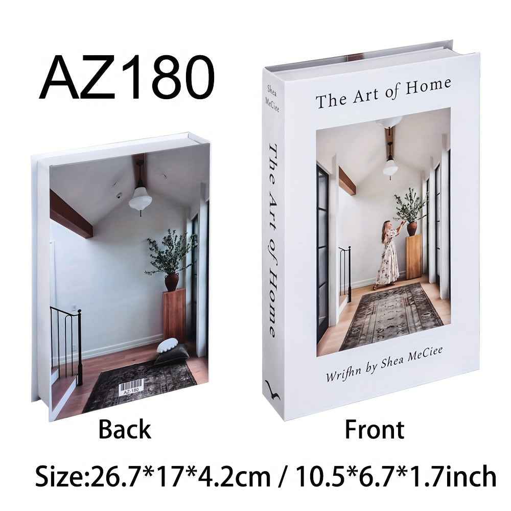 3pcs Vintage Style Prop Books - Decorative Fake Books for Cafe, Hotel Bookshelf, Photography & Movie Sets - "Life," "The Art of Home," "Design Selection" - Elegant Typography, High-Quality Paper, Unfinished Look - Perfect for