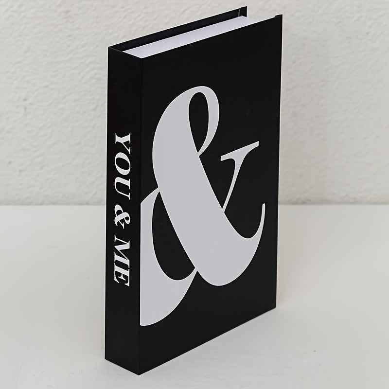 3pcs set of minimalist home decor black books for bedroom, living room, or office as photo props