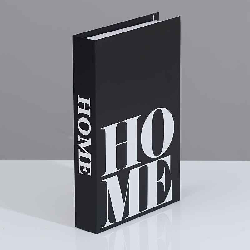 3pcs set of minimalist home decor black books for bedroom, living room, or office as photo props