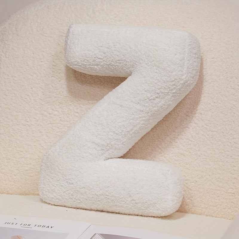 White Creative DIY Letter Throw Pillow Combine the Letters You want Freely Soft Throw Pillows Sofa Cushion Good Home Decoration Items Dress up as You Want A Creative and Wonderful Item for A Festival or Birthday Halloween And