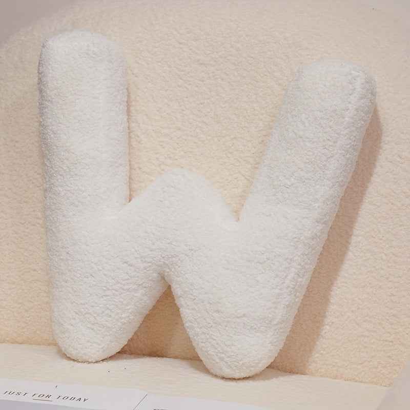 White Creative DIY Letter Throw Pillow Combine the Letters You want Freely Soft Throw Pillows Sofa Cushion Good Home Decoration Items Dress up as You Want A Creative and Wonderful Item for A Festival or Birthday Halloween And