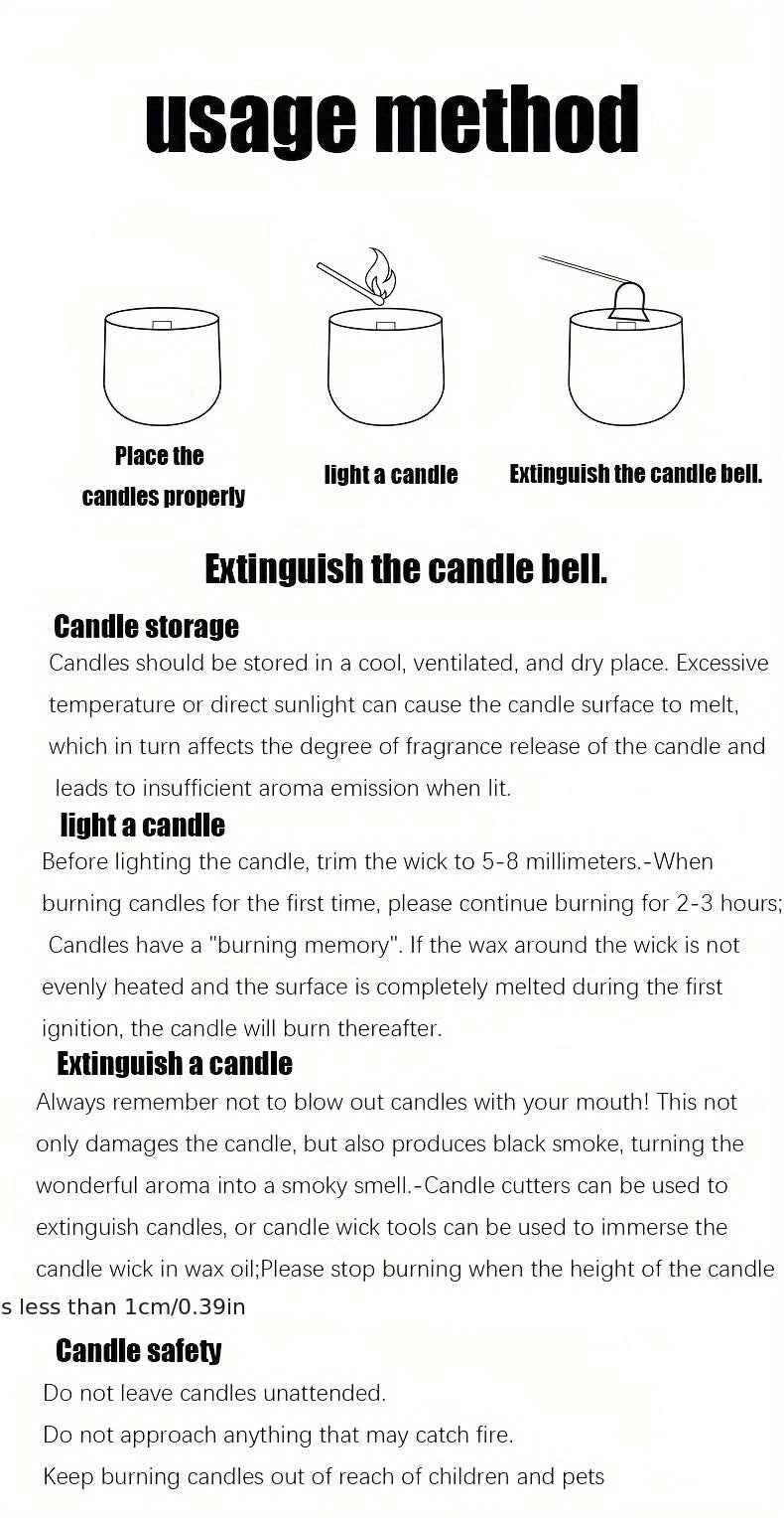 1pc/6pcs Home Fragrance Candle Gift Set, Lavender Candle, 37.8oz 300-Hour Long-Lasting Candle, Birthday, Valentine'S Day, Christmas, Anniversary Present