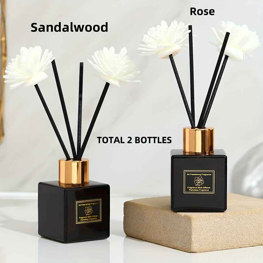 2 bottles of air fresheners with different fragrances, a variety of scents to choose from, suitable for hotels, bathrooms, toilets, parties, homes, and other places