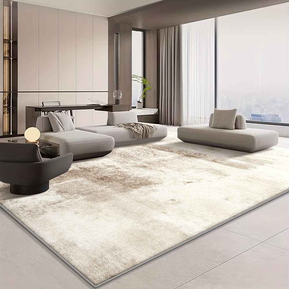 Velvet Living Room Mat, Easy to Clean, Multiple Sizes Available, Non-Slip Soft Room Mat, Vintage Style Pattern, Suitable for Living Room, Bedroom, Dining Room, Super Soft Velvet Mat, Non-slip Machine Washable, Geometric Patte