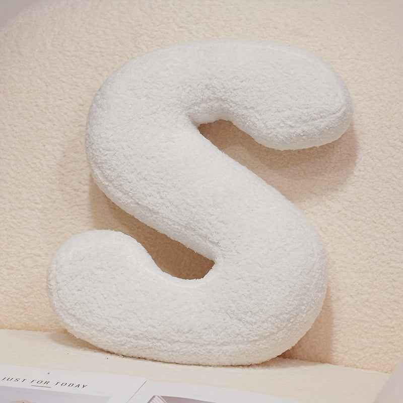 White Creative DIY Letter Throw Pillow Combine the Letters You want Freely Soft Throw Pillows Sofa Cushion Good Home Decoration Items Dress up as You Want A Creative and Wonderful Item for A Festival or Birthday Halloween And