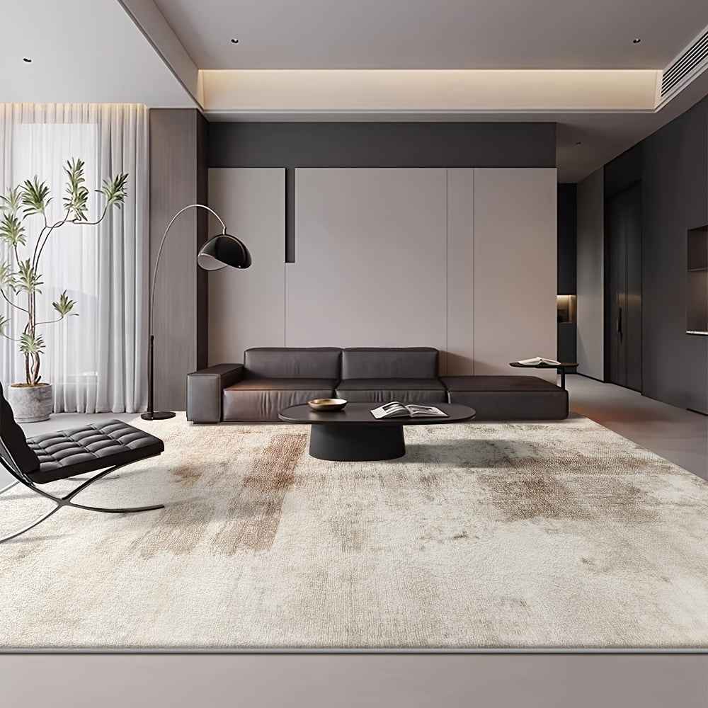 Velvet Living Room Mat, Easy to Clean, Multiple Sizes Available, Non-Slip Soft Room Mat, Vintage Style Pattern, Suitable for Living Room, Bedroom, Dining Room, Super Soft Velvet Mat, Non-slip Machine Washable, Geometric Patte