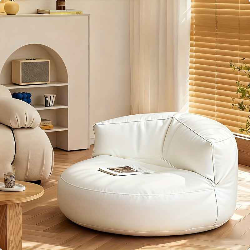 2025 Unique Bean Bag Cover Pouf with Ottoman Beanbag Chair Lazy Armchair Couch, Soft and Comfortable, Bean Bag Chairs for Adults, Easy to Clean for Floor Seating, Lounge Relaxing, Video Games, Movie Night