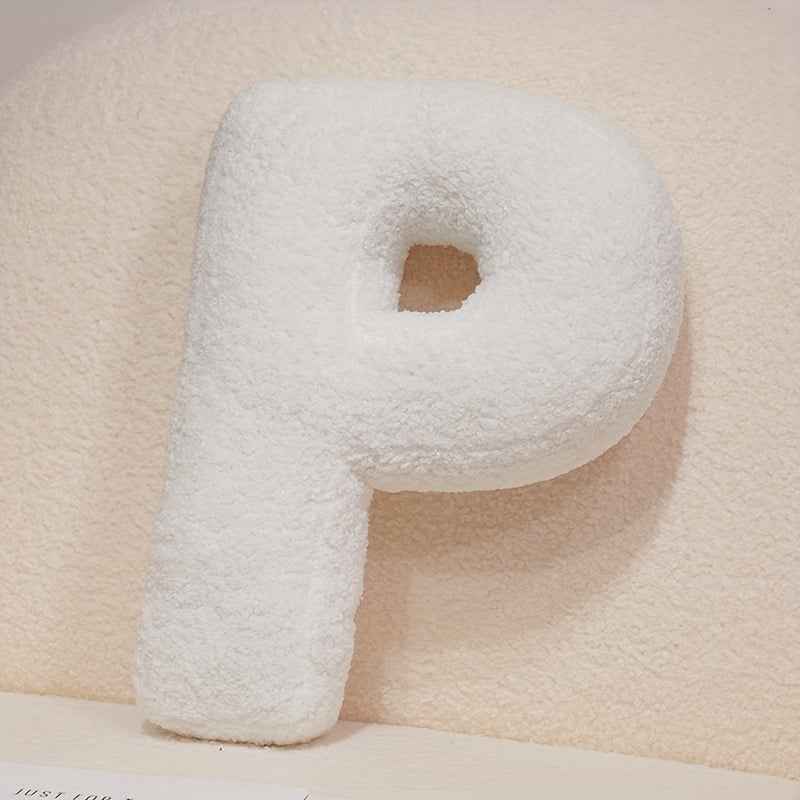 White Creative DIY Letter Throw Pillow Combine the Letters You want Freely Soft Throw Pillows Sofa Cushion Good Home Decoration Items Dress up as You Want A Creative and Wonderful Item for A Festival or Birthday Halloween And