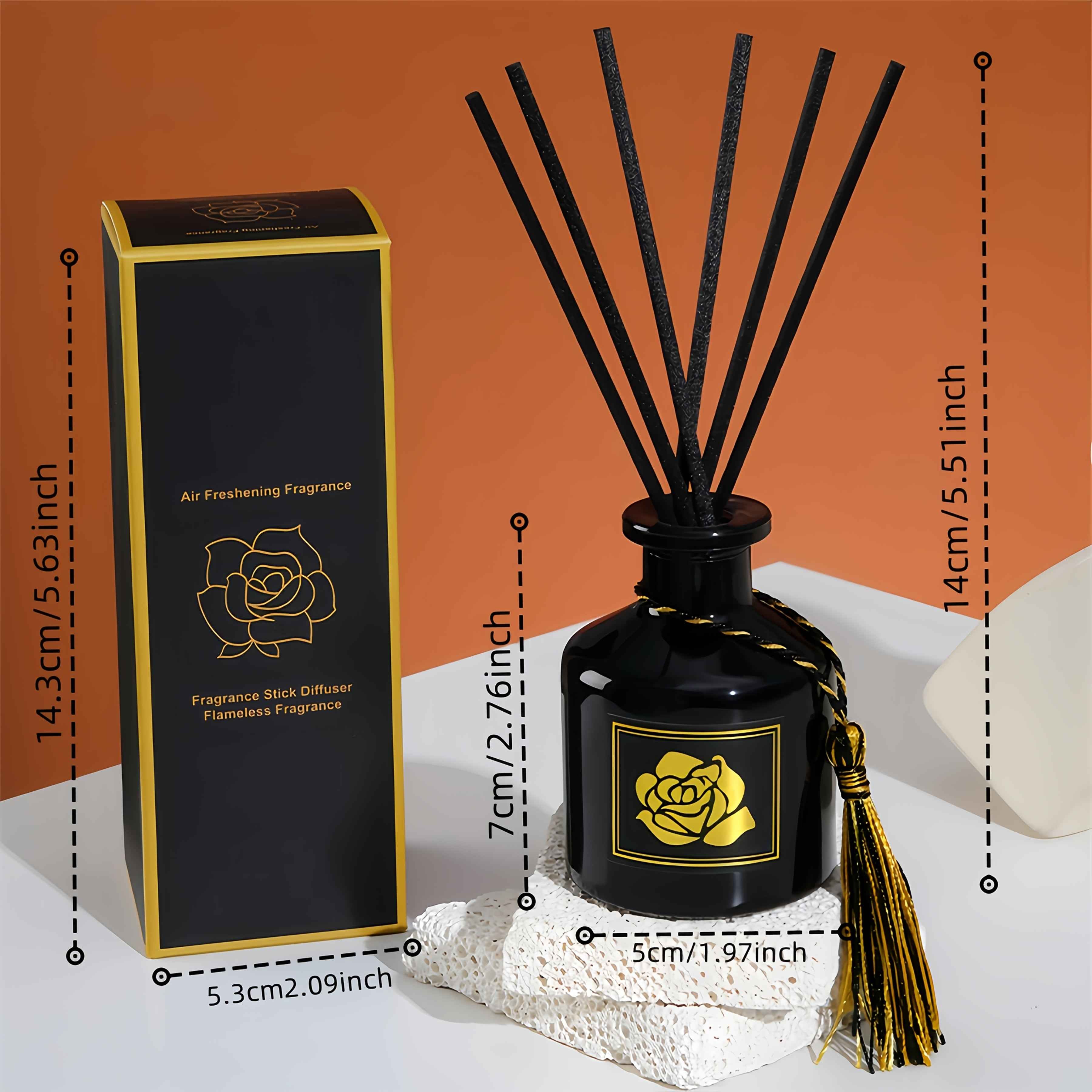 1 Bottle of Intense Fragrance Air Freshener, Reed Diffuser with Multiple Scents Available