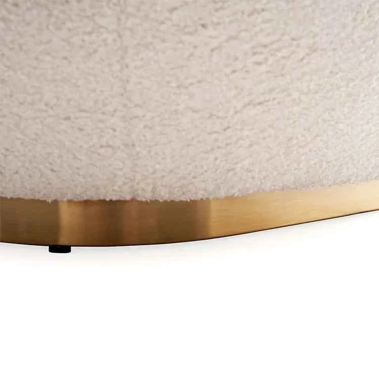 Hot Selling Modern Leisure Velvet Sofa Chair Curved Back Living Room Lounge Chair Single Wool Chair