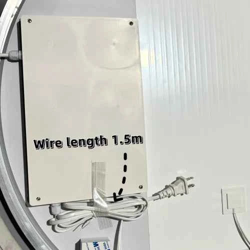 US STOCK 48x32 Inch LED Lighted Bathroom Mirror - Anti-Fog, Wall Mounted, 3 Colors & 5 Level Dimming