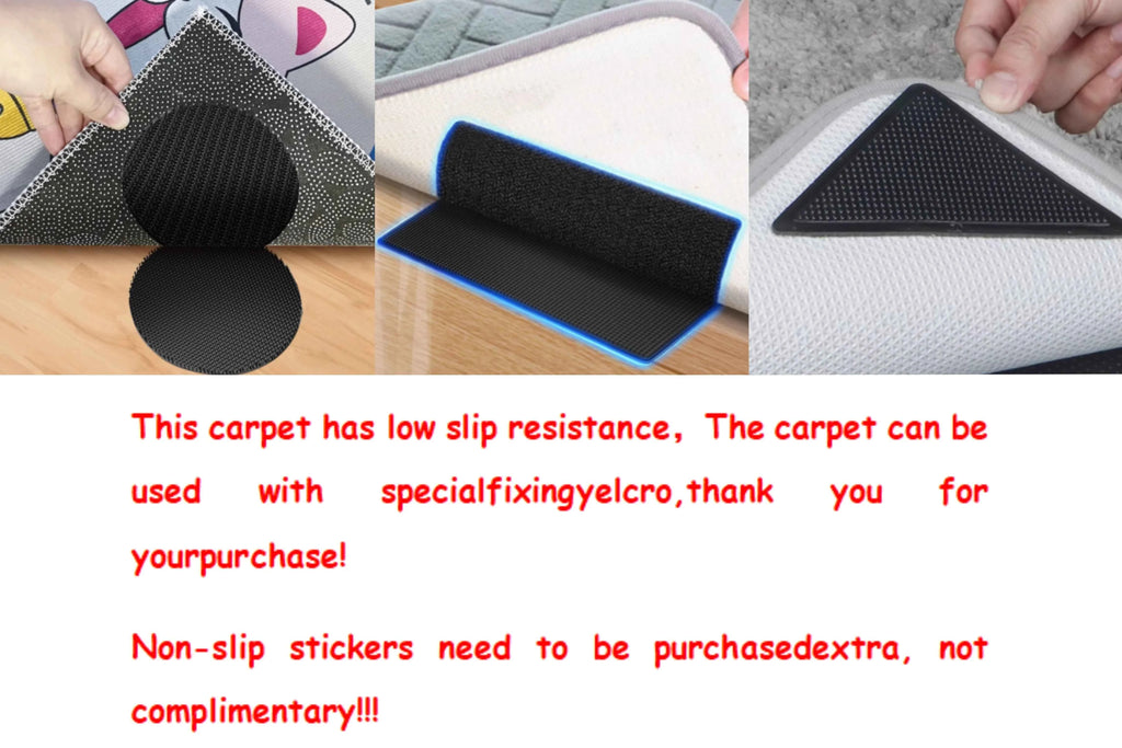 VIKAMA Premium Light Luxury Geometric Rug Living Room, Bedroom & Office Rug Easy-Care Lightweight Rug Home Decor