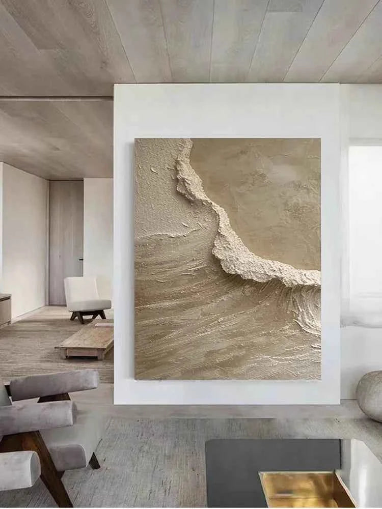 Wall Picture For Bedroom, Abstract With Heavy Texture canvas  Painting, Palette Knife Canvas Art, Import Home Decor, No Framed