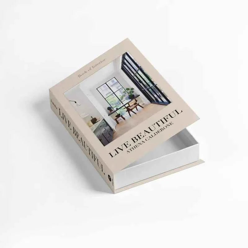 Fashion Art Openable Fake Books for Decoration Storage Box New Hotle Decorative Book for Living Room Simulation Books Home Decor
