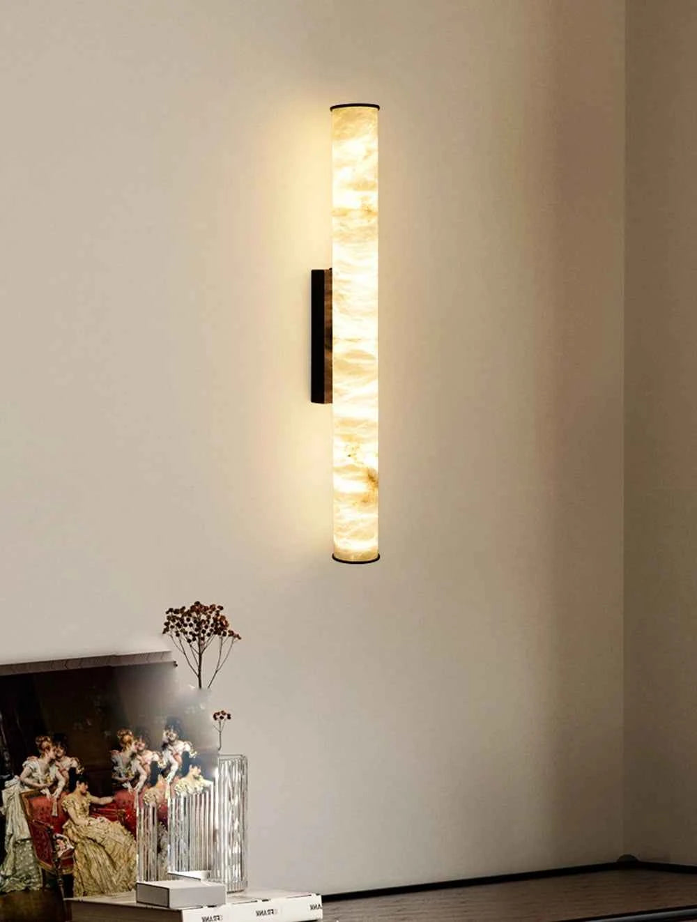 Suspension Luminaire Lampen Dinning Room Pendant Light 2025 Trendy Natural Marble Hanging Lamps LED Alabaster Chandelier