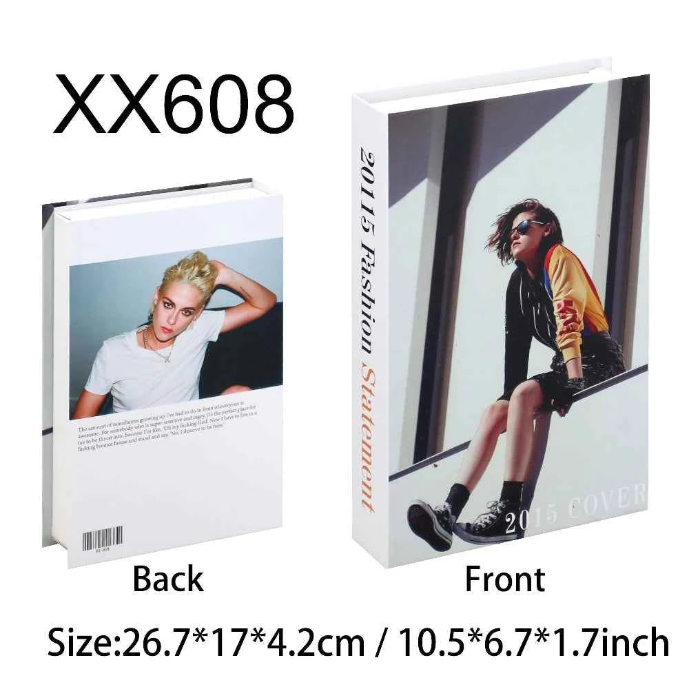 Living Room Decoration Fake Book Home Hotel Decorative Books Bookcase Prop Books Shelf Ornaments Coffee Table Books Box