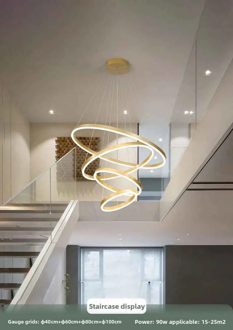 Luxury Large Pendant Lamp, Creative Design Chandelier for Loft, Duplex, Hotel Lobby, Living Room Decor