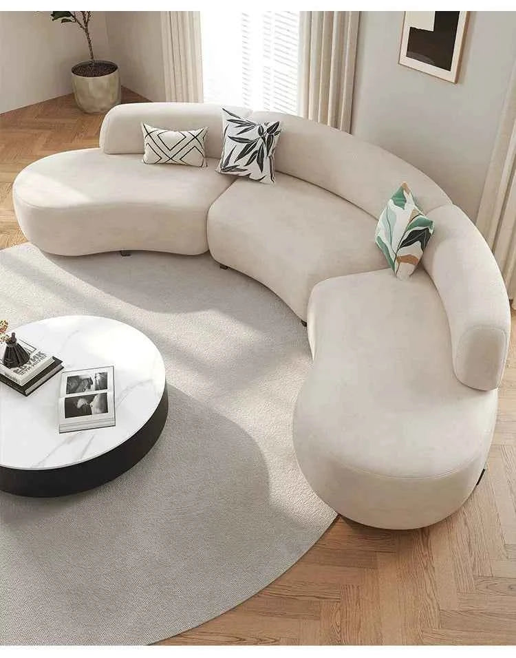 Designer Modern Living Room Sofas Lazy Luxury Gaming Children Sofas Minimalist Replica Floor Curved Wood Divano Home Furniture