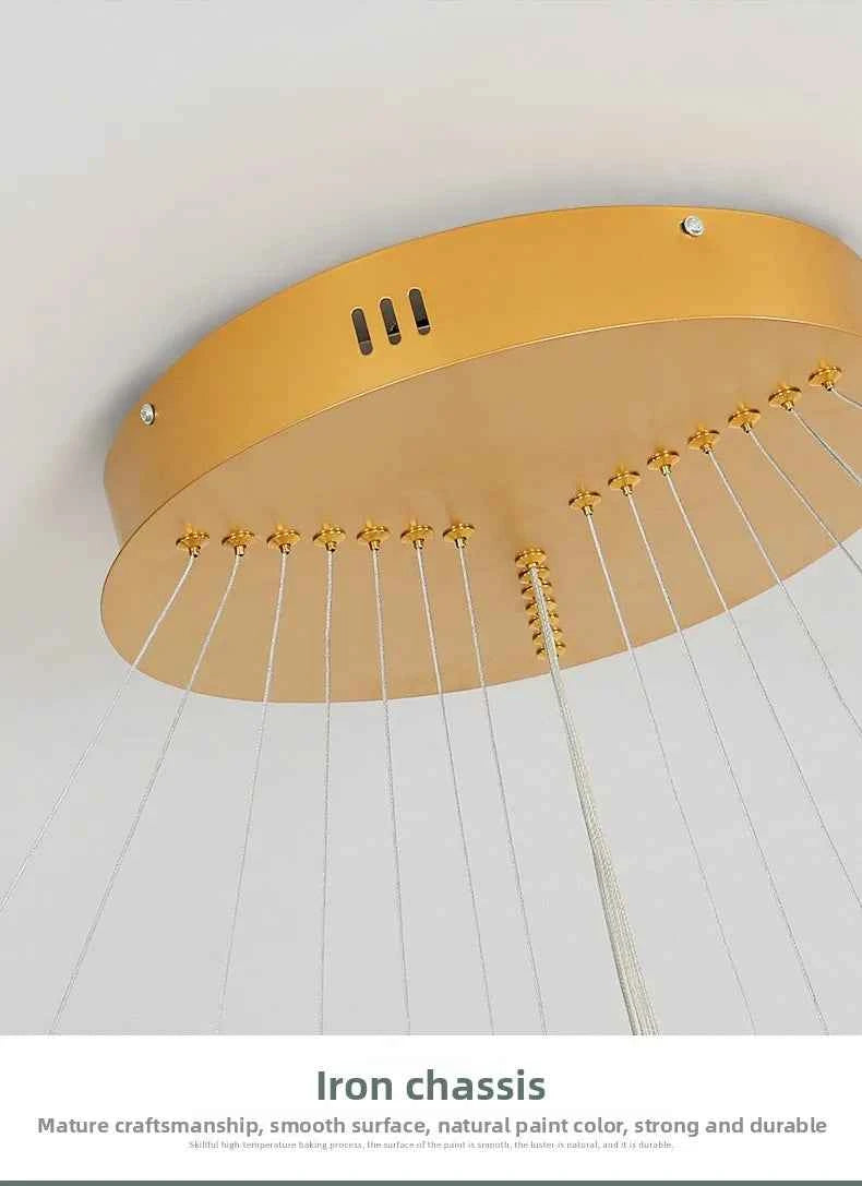 Luxury Large Pendant Lamp, Creative Design Chandelier for Loft, Duplex, Hotel Lobby, Living Room Decor