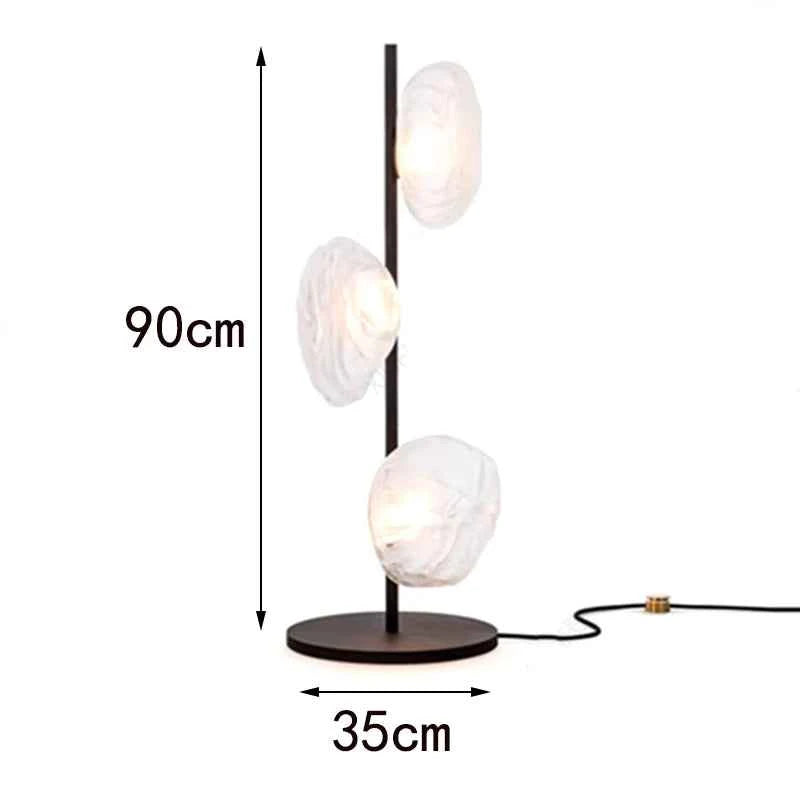 Modern LED Floor Lamp for Living Room Bedroom, Dimmable Standing Lamp with Remote Control, 3 Color Temperatures.