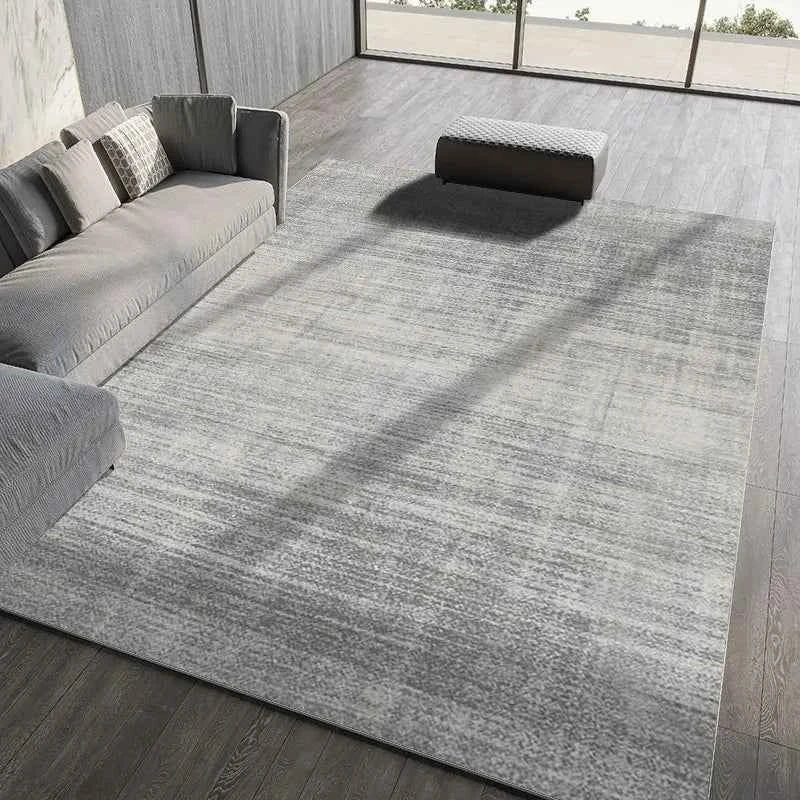 Modern Simple Living Room Decoration Carpet Large Area Soft Lounge Rug Gray Nordic Rugs for Bedroom Washable Anti-slip Floor Mat