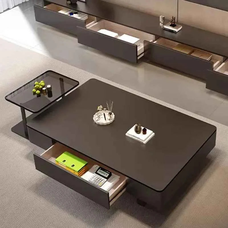 Unique Creative Coffee Table Living Room Service Writing Aesthetic Decoration Side Table Modern Couchtisch Ornaments Home Decor