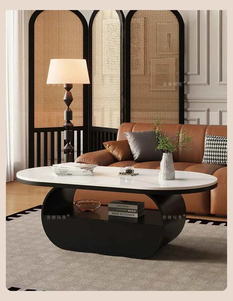 Living Room Decoration Side Table Kitchen Accessories Luxury Nordic Designer Coffee Table Books Couchtisch Salon Furniture