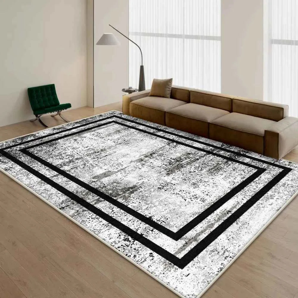 Modern Simple Household Mat Soft Luxury Carpets for Living Room Non-slip Bedroom Luxury Decoration Tapetes Area Rug Home Decor