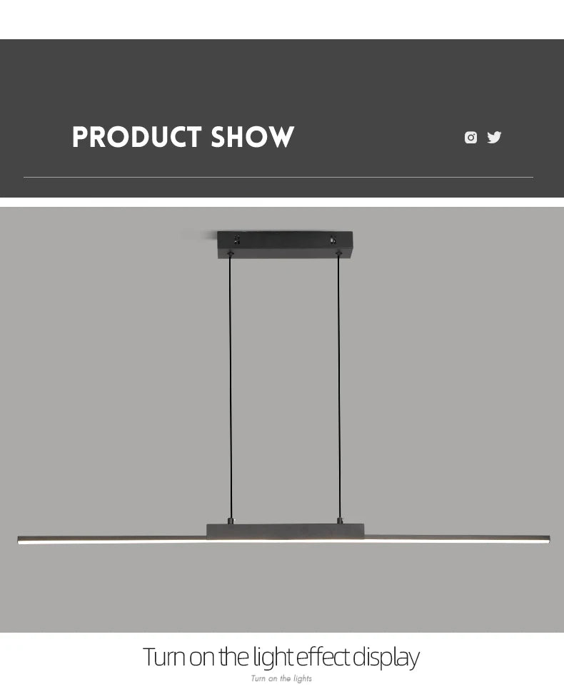 Pendant Lights Modern Simple Dining Room Lights For Kitchen Long Chandelier Living Room Pendant Lamp Home Decoration Lighting