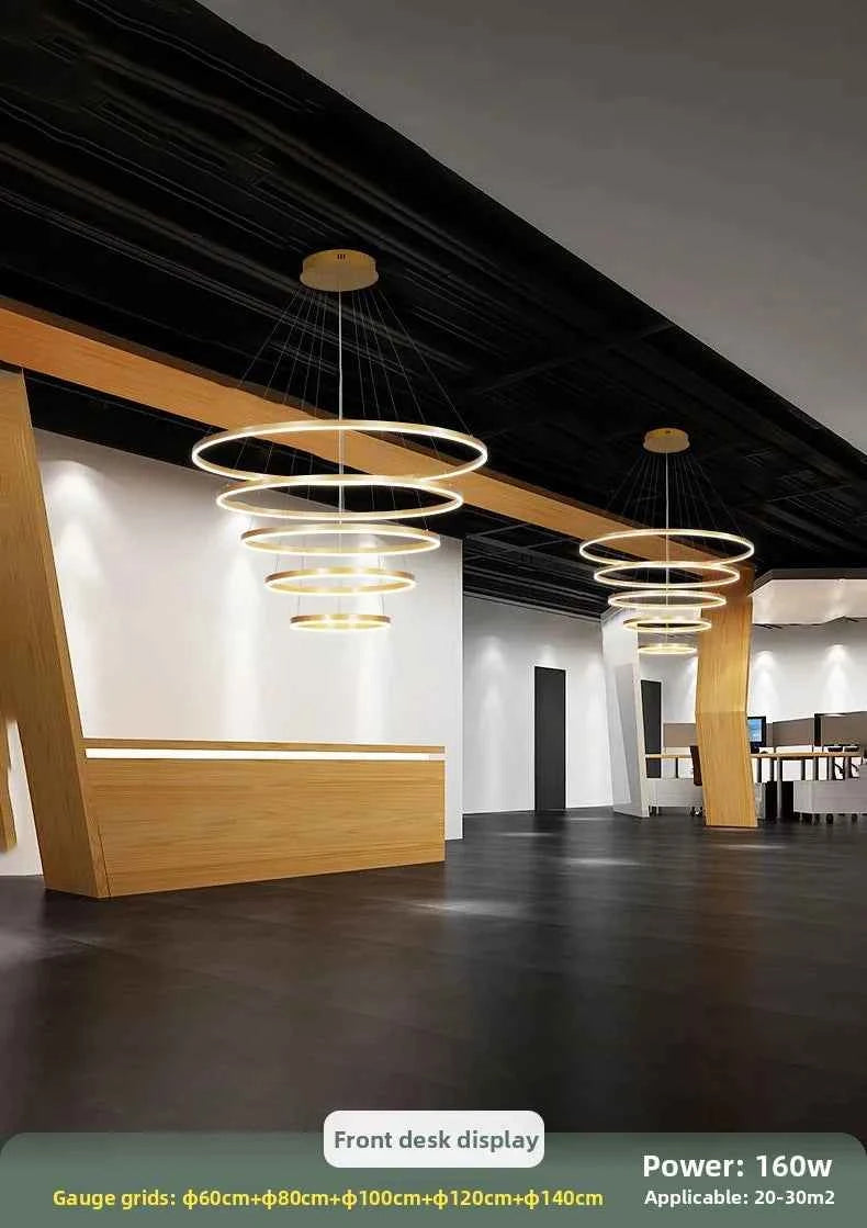 Luxury Large Pendant Lamp, Creative Design Chandelier for Loft, Duplex, Hotel Lobby, Living Room Decor