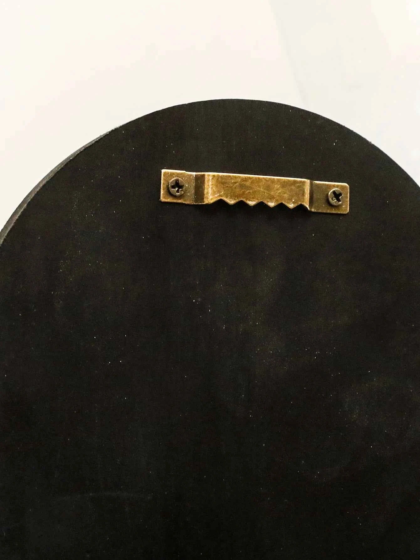 Black Arched Wall Shelves Modern Geometric Design Wall Mirror Home Decorative Wall-Mounted Mirror for Living Room & Bedroom Gift