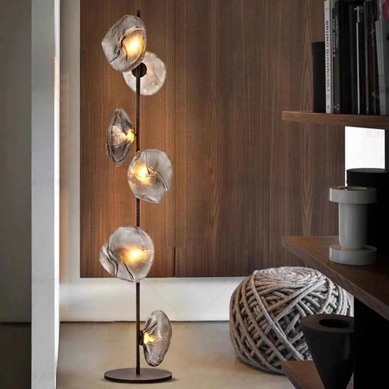 Modern LED Floor Lamp for Living Room Bedroom, Dimmable Standing Lamp with Remote Control, 3 Color Temperatures.