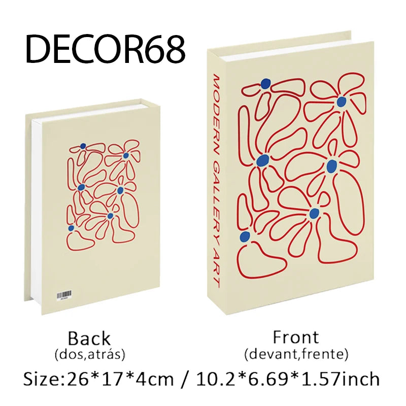 Fashion Fake Books Decoration Home Club Hotel Room Designer Books Coffee Table Books Box Simulation Prop Books Desktop Ornaments - The Homemakers Hub