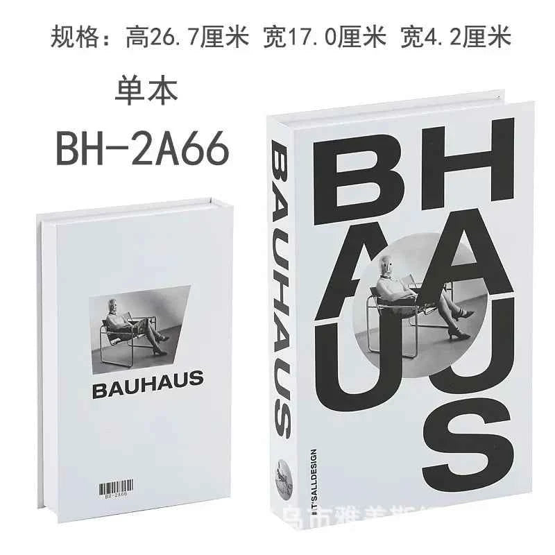 Home Decor Ornaments Living Room Study Soft Prop Book Box Luxury Coffee Table Books Modern Fake Books for Decoration